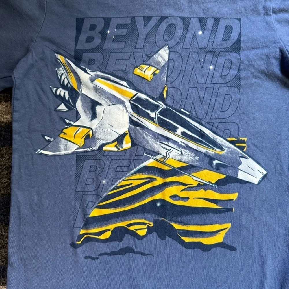 OshKosh B'gosh‎ Boys Blue and Yellow Short Sleeve Tee Size 6